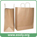 Brown Kraft Paper Shopping Gift Bags with Twisted Paper Handles
